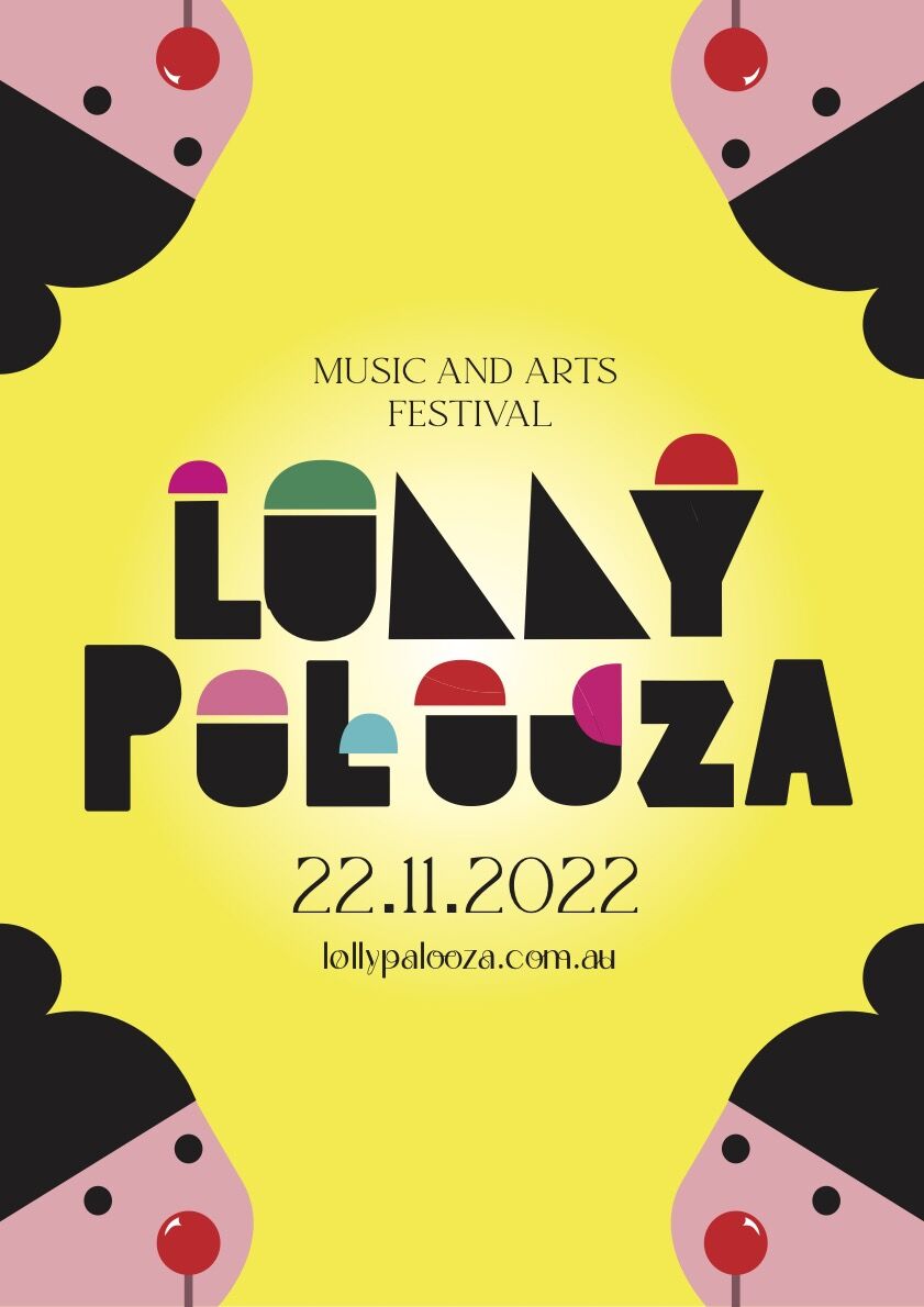 Lollypalooza Music and Arts Festival Poster