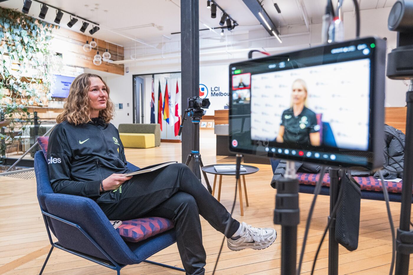 Interview Recording with Athletes at LCI Melbourne