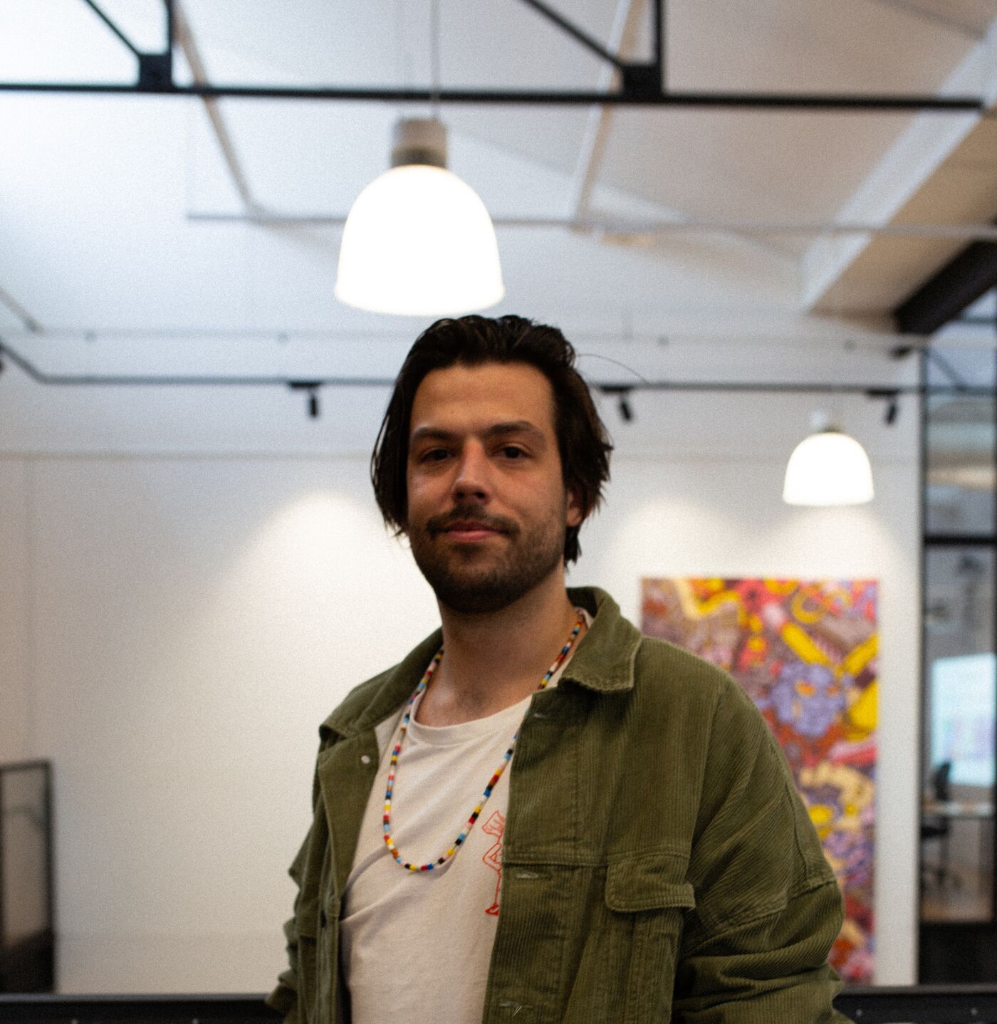 Casual Artist in Studio