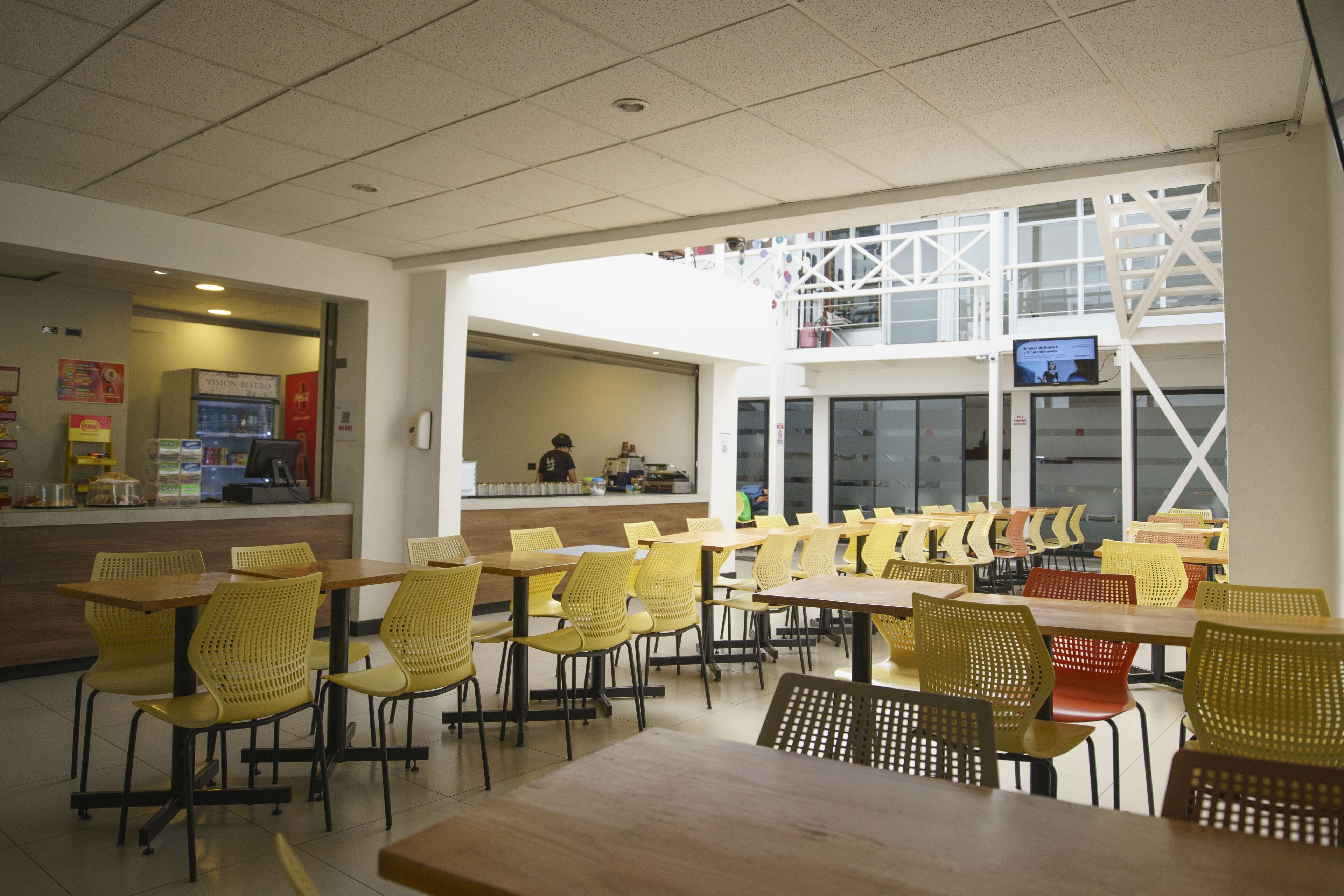 Modern Cafeteria Interior