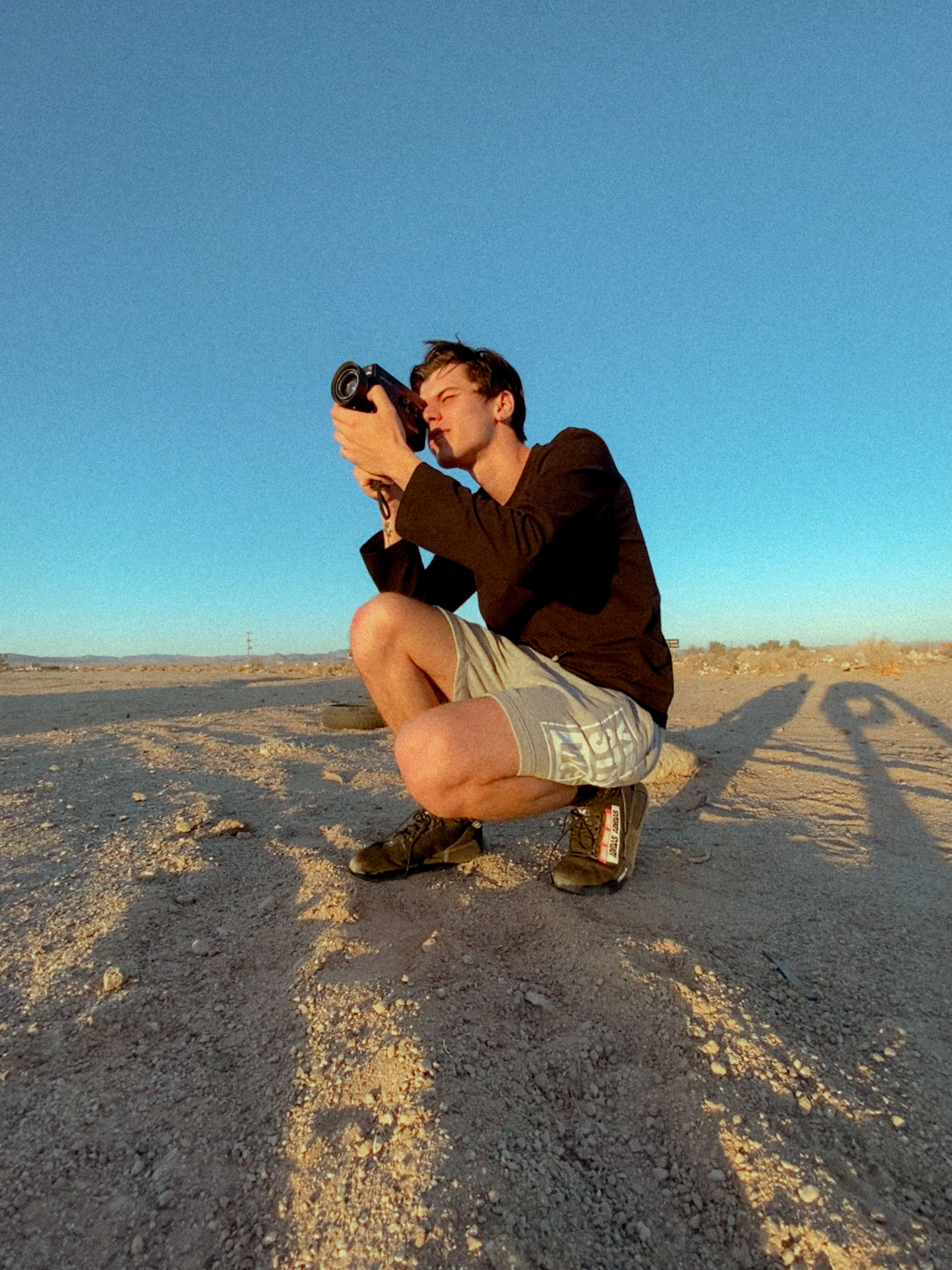 Fotógrafo en la Hora Dorada