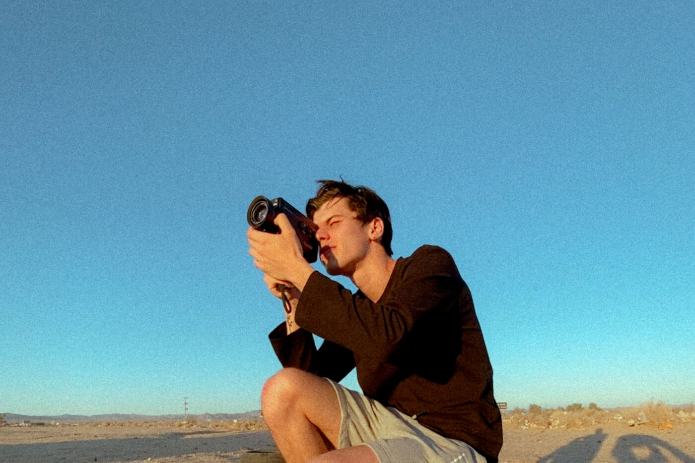 Fotógrafo en la Hora Dorada