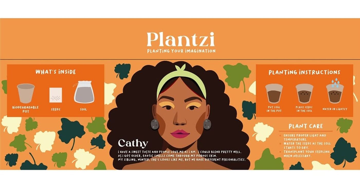 Plantzi "Cathy" Packaging Design