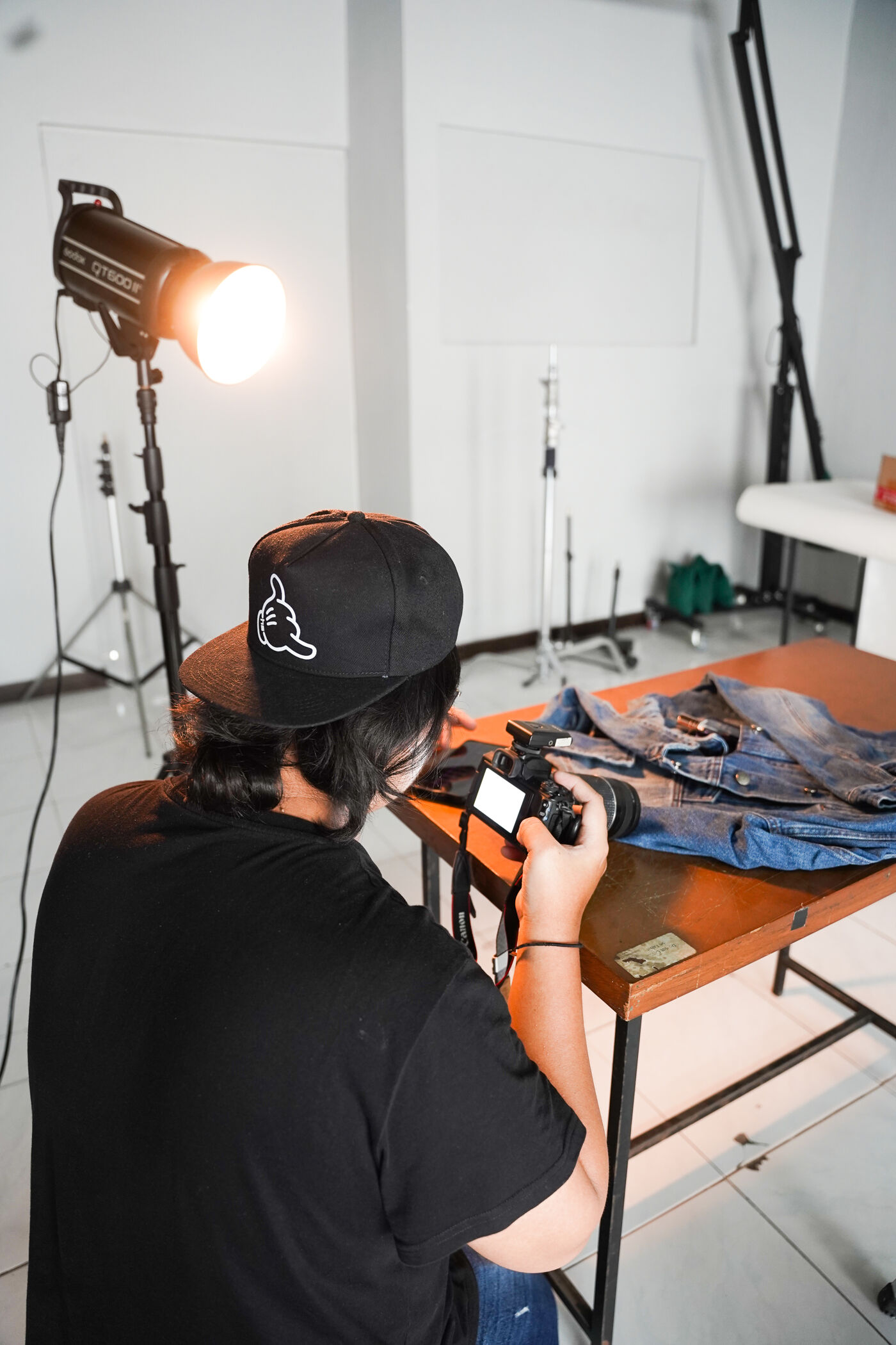 Photographie de produit en cours