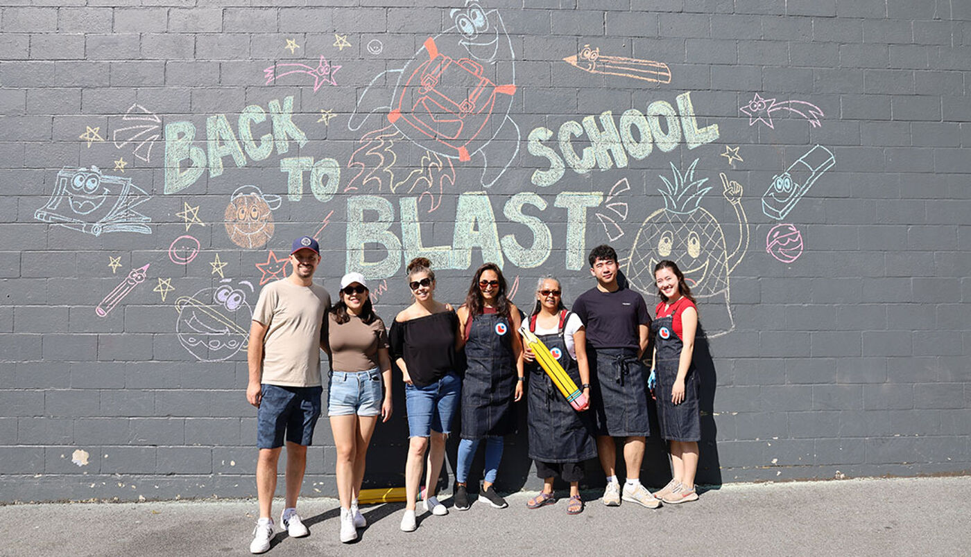 Group Photo at Back to School Event
