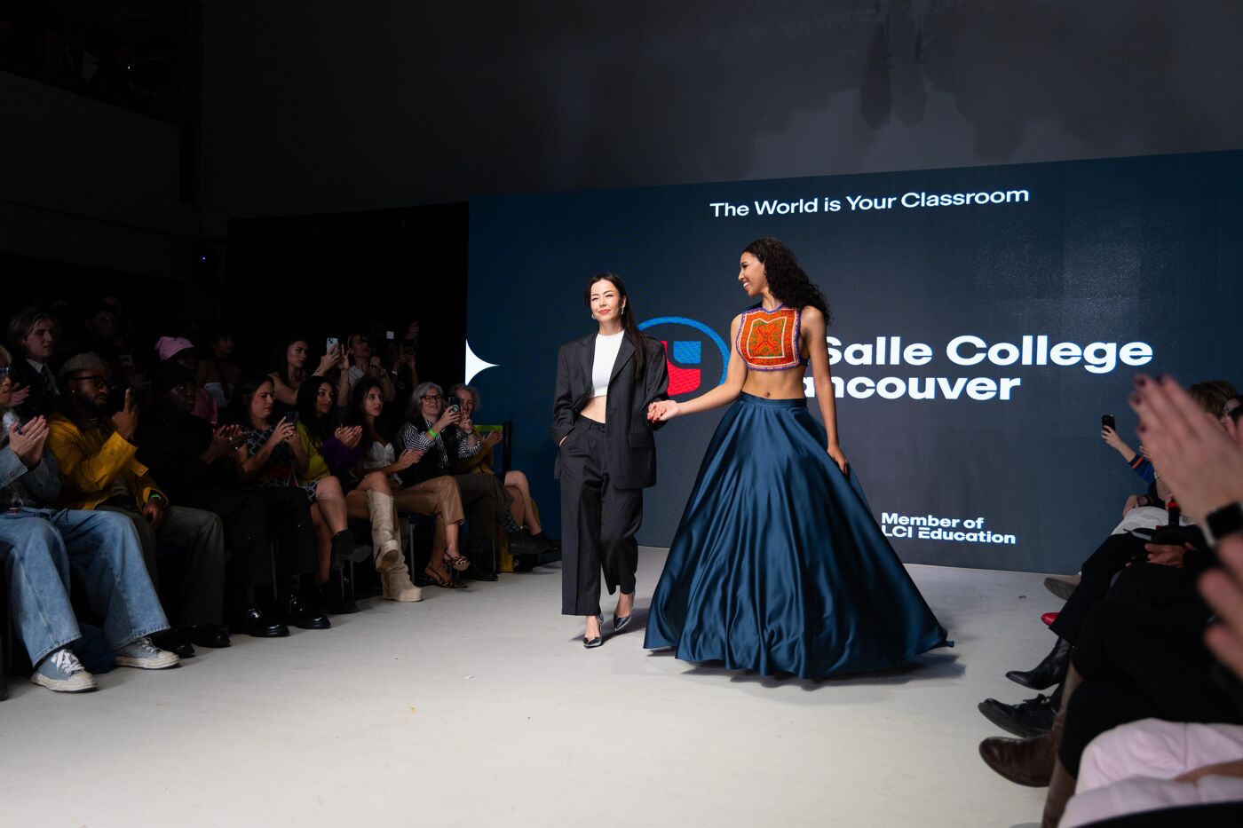 Designer and Model Closing Runway Show