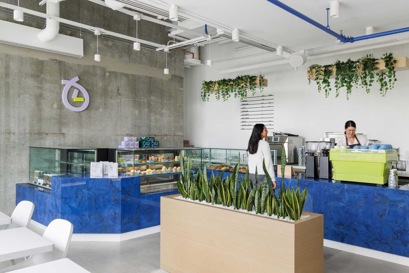 Modern Café Interior with Minimalist Design