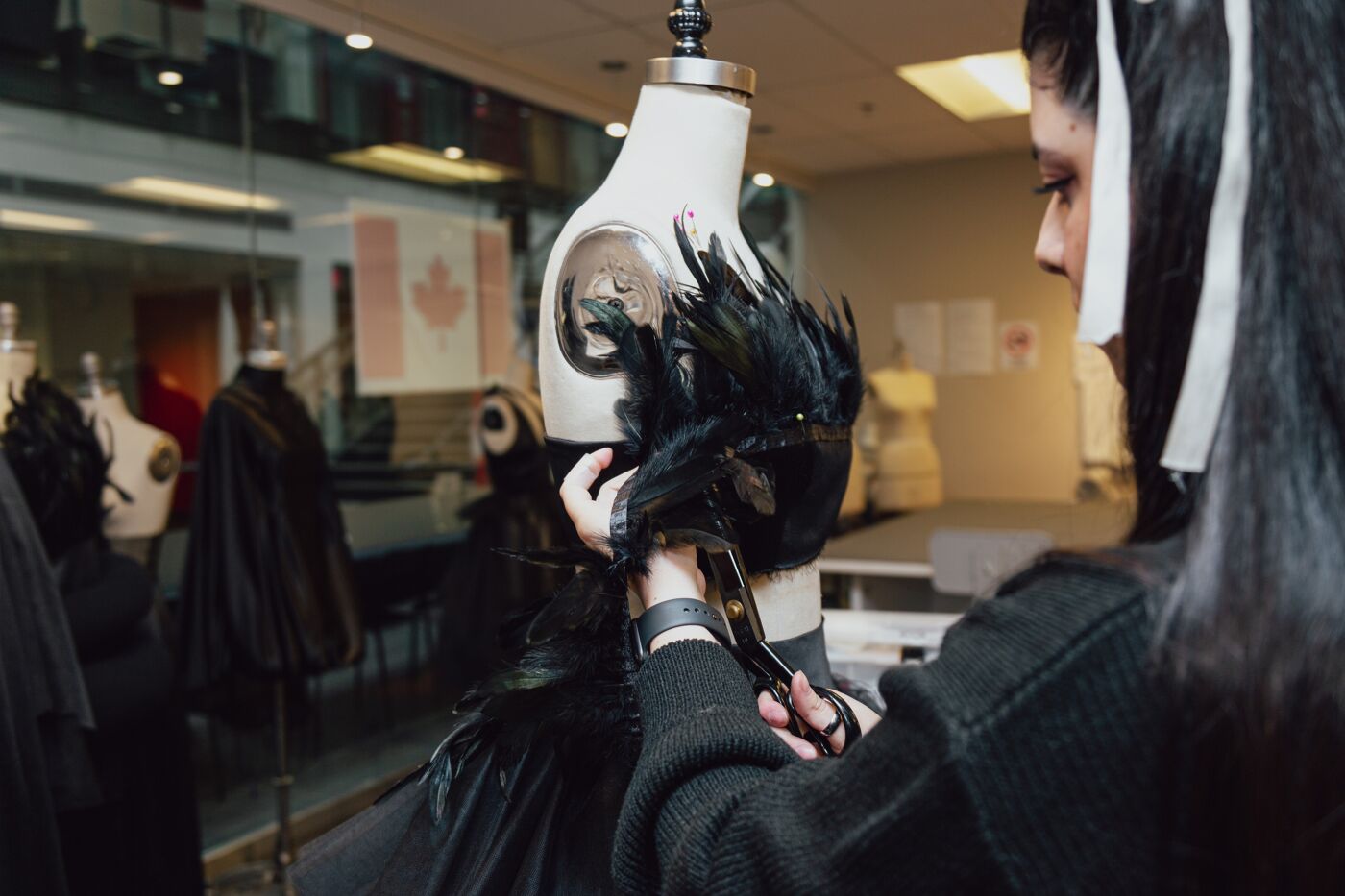Fashion Designer at Work