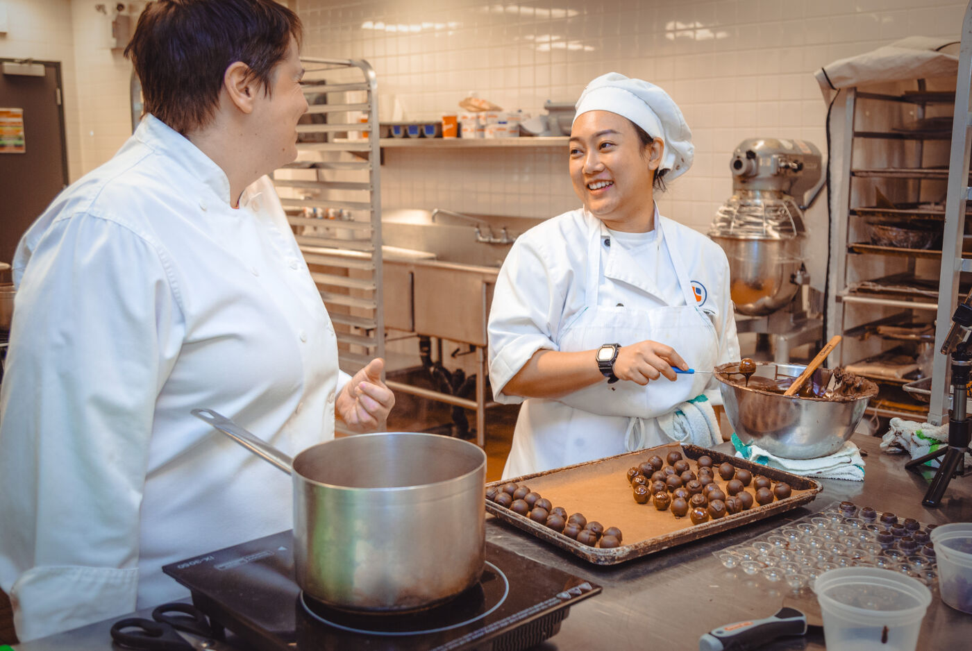 Joyful Moments in Chocolate Making